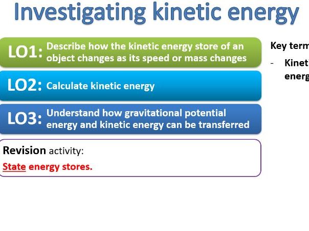 AQA Trilogy Energy - Kinetic energy L2