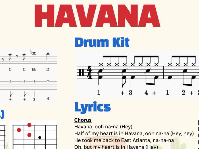 Havana (Band Leadsheet)