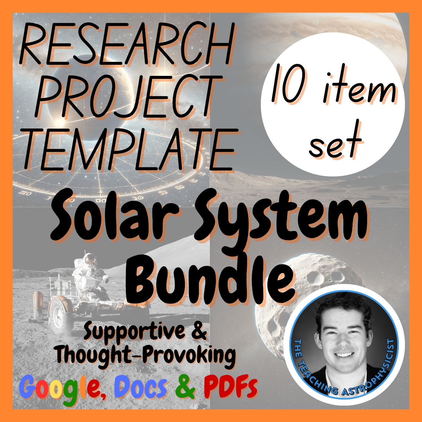 Solar System | 10 Science Research Project Templates | Astro Set UPDATED