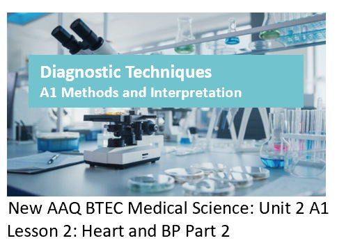 AAQ BTEC (level 3) Medical Science Unit 2 A- Diagnostic Techniques