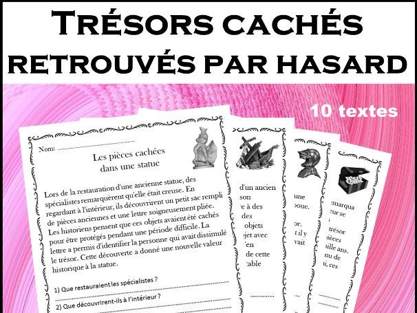 Lecture - Trésors cachés retrouvés par hasard / French Reading Comprehension