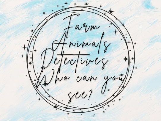Farm Animal Detectives - Who Can You See Writing