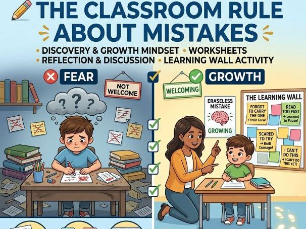 The Classroom Rule About Mistakes – A Growth Mindset SEL Story for Confident