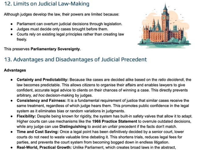 A-Level Law - Judicial Interpretation Teaching/Revision Notes (WJEC/Eduqas/OCR/AQA)