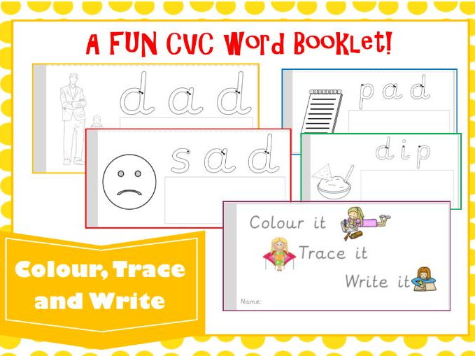 Phase 2 CVC Words Booklet