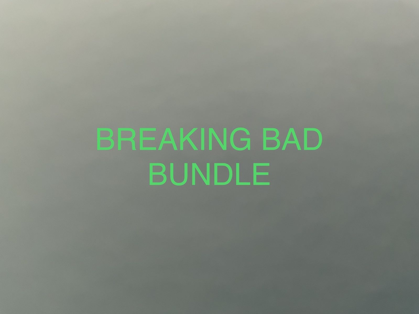 Breaking Bad Bundle Teaching Resources
