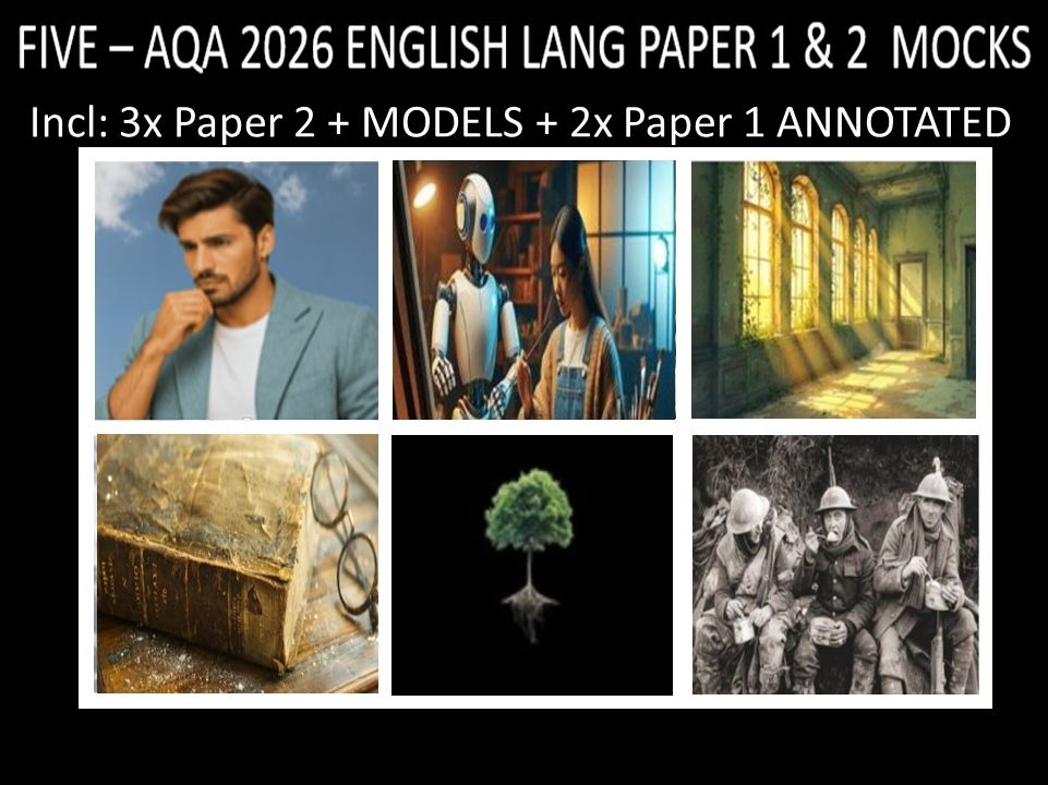 FIVE - AQA PAPER 1 & 2 | 2026 FULL MOCKS | MODELS | ANNOTATED