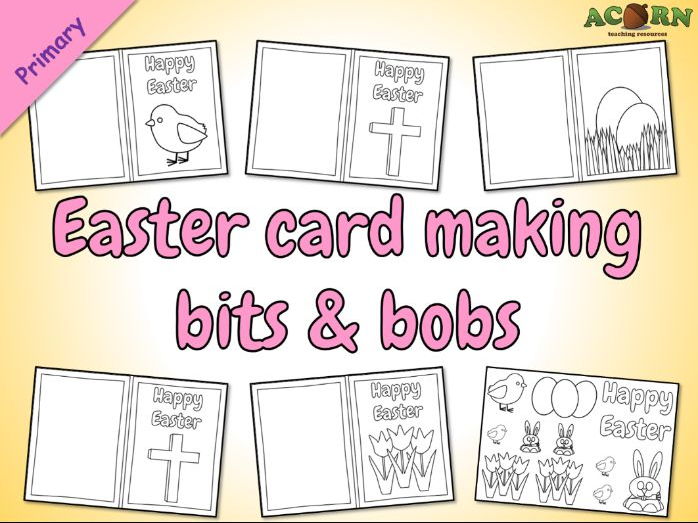 Easter card making bits & bobs