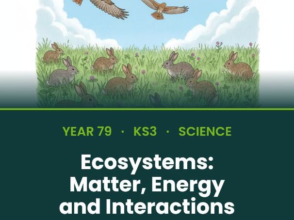 KS3 Biology: Ecosystems, Food Webs & Energy | Full Unit + Lab