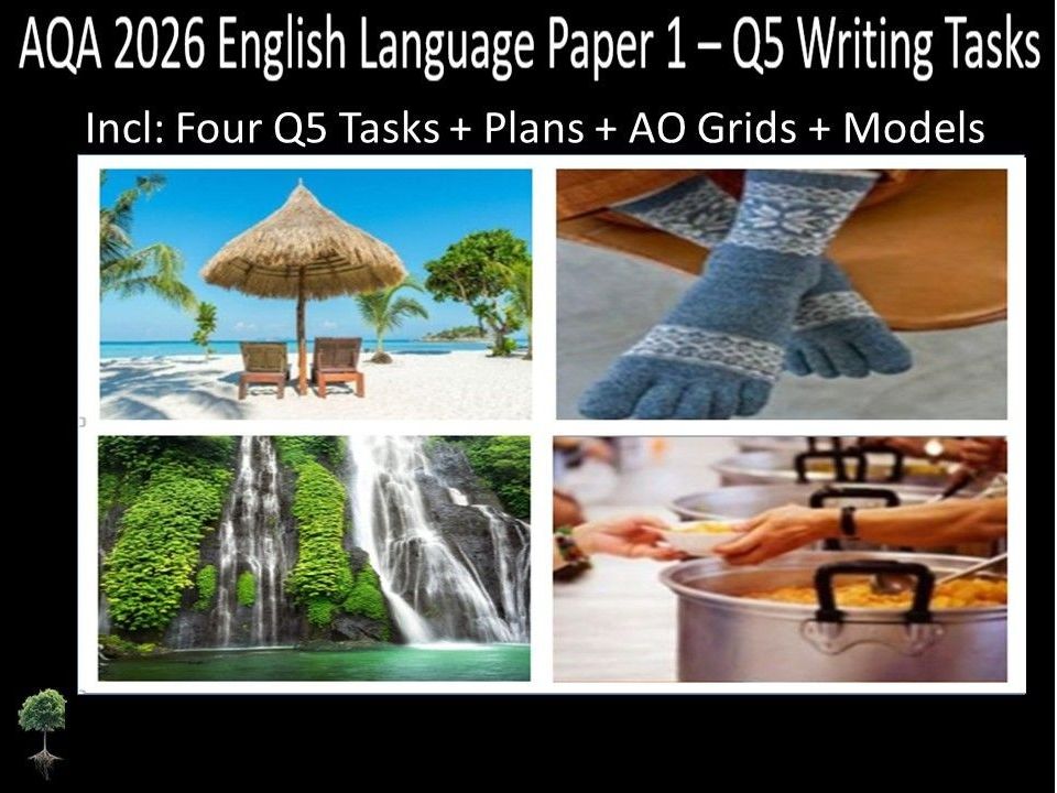 Four Question 5 - AQA 2026 GCSE English Language Paper 1 | Plans, AO Grids, Models