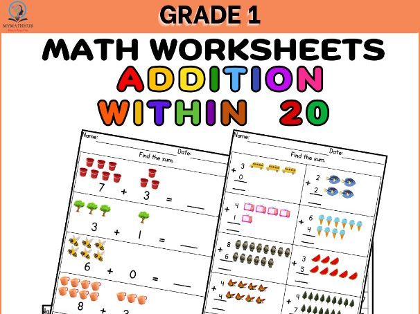 Simple addition 1-20