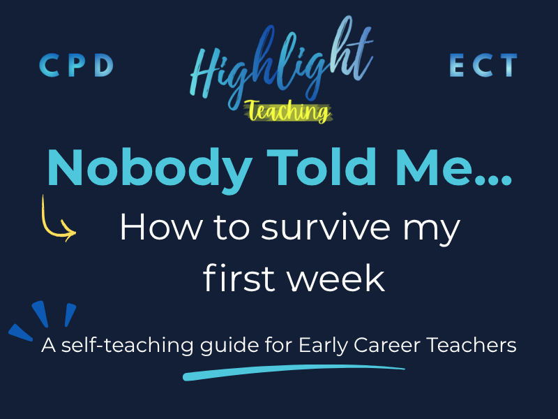 Nobody Told Me...First week Free CPD