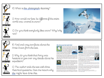Frozen Planet/Kingdom Topic Guided Reading Starters