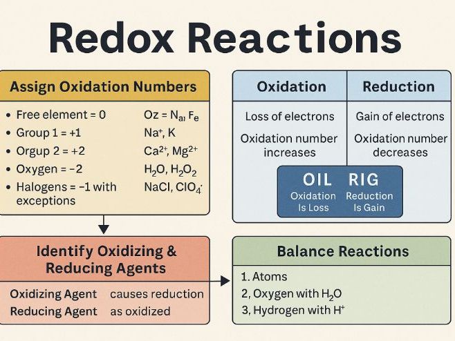 AS Level Chemistry - 6.1 Redox Reactions