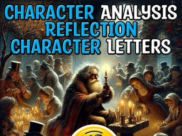 A Christmas Carol Character Study for Scrooge Sub Plan Middle School