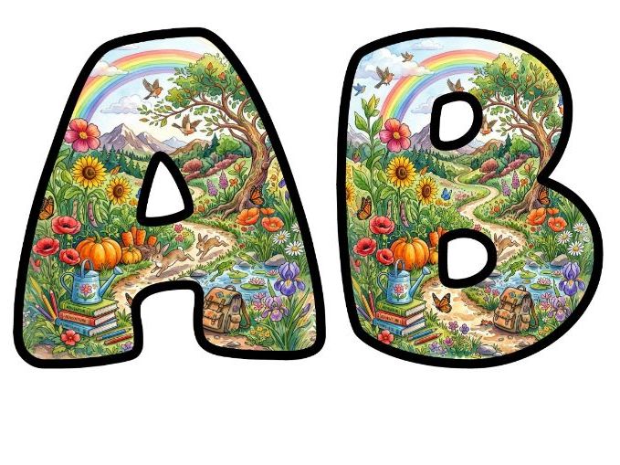 Ready, Set, Grow! Bubble Letters | Motivational Bulletin Board Letters | Classroom Display Pack