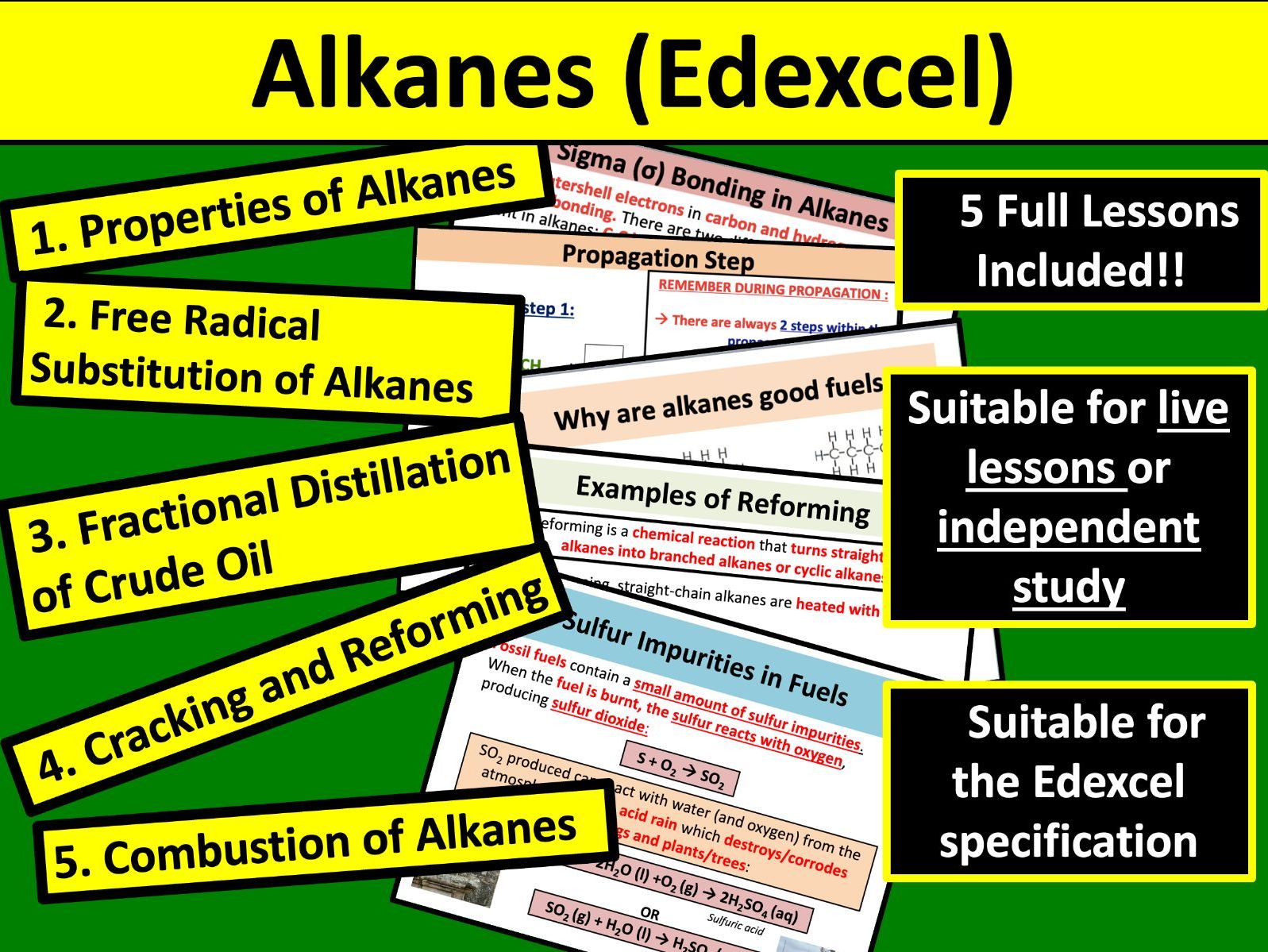 Alkanes (Edexcel)