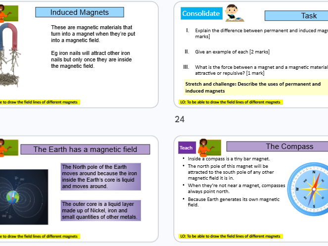 Permanent and induced magnets GCSE Combined science AQA