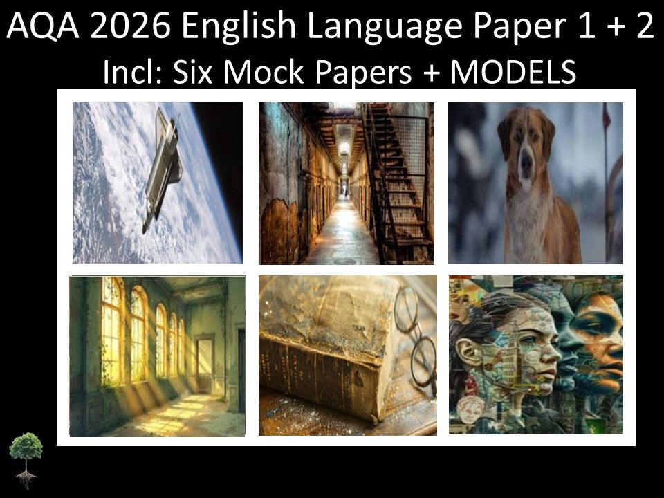 Six AQA 2026 GCSE English Language Paper 1 + 2 Mocks | Models