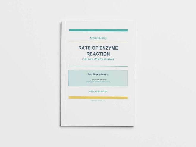 Rate of Enzyme Reaction - Edexcel GCSE Biology Calculation Practice Book