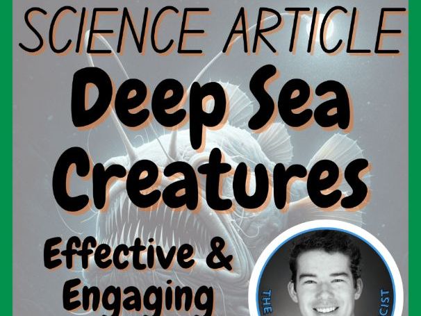 Deep Sea Creatures | Biology Science Reading Comprehension Passage & Questions