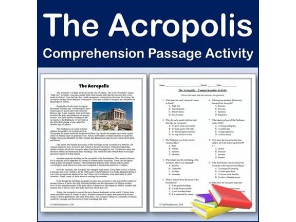 The Acropolis | International Landmarks Comp Passage & Activity - Editable