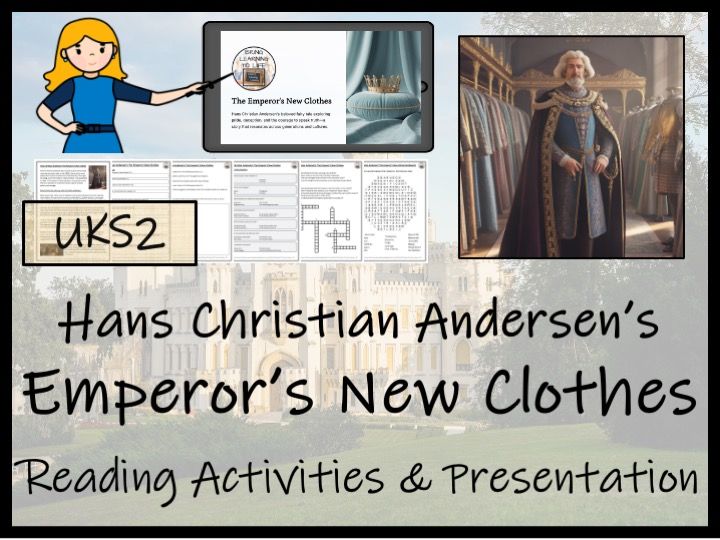 The Emperor's New Clothes Reading Comprehension Hans Christian Andersen | Year 5 or Year 6