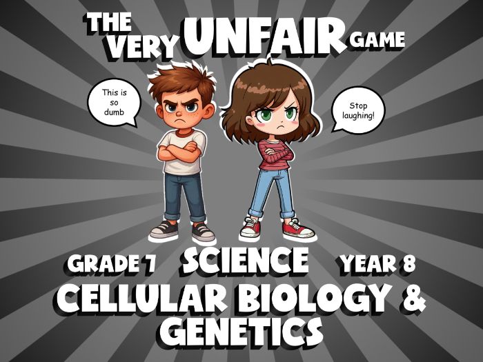 Cellular Biology & Genetics VERY UNFAIR GAME | No-Prep Year 8 Science Review Activity