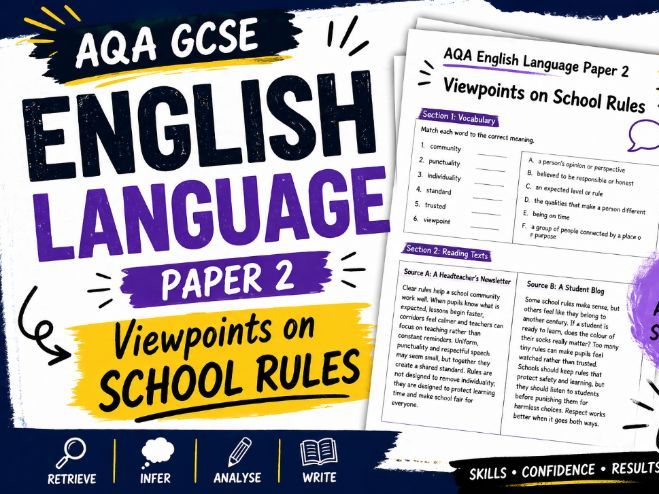 AQA Language Paper 2 - Viewpoints on School Rules