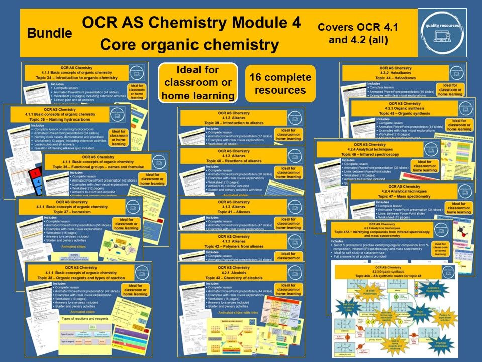 Core organic chemistry bundle