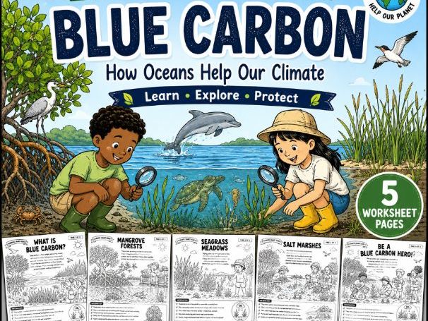 Climate Smart Kids | Blue Carbon | How Oceans Help Our Climate |Grade 3-6