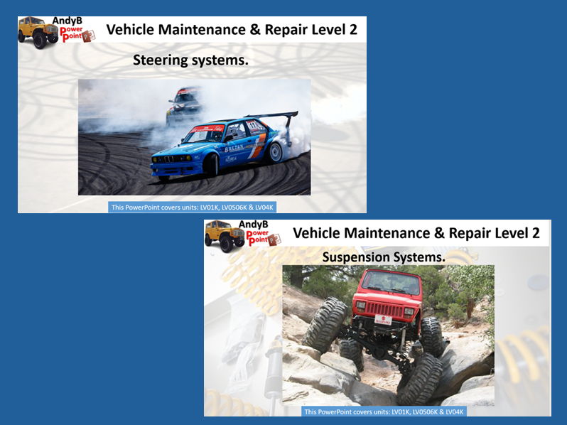 LV04 Level 2 Automotive Steering & Suspension