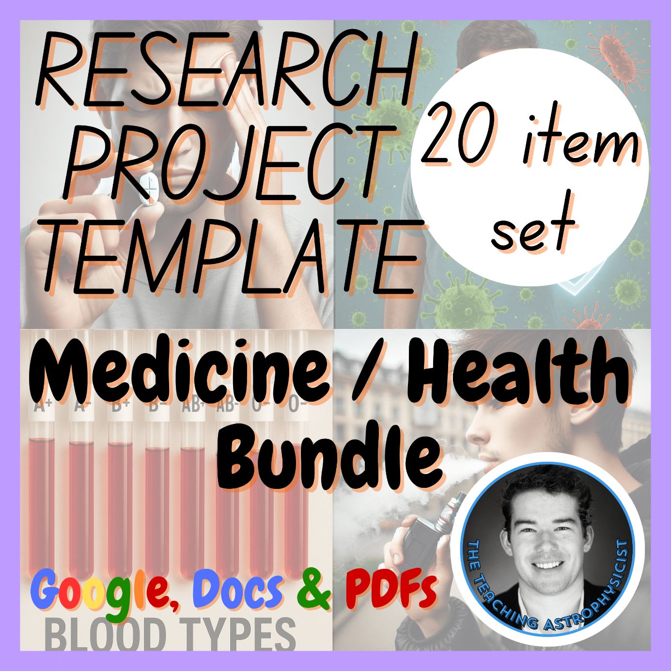 Health / Medicine | 20 Science Research Project Templates | Physical Education