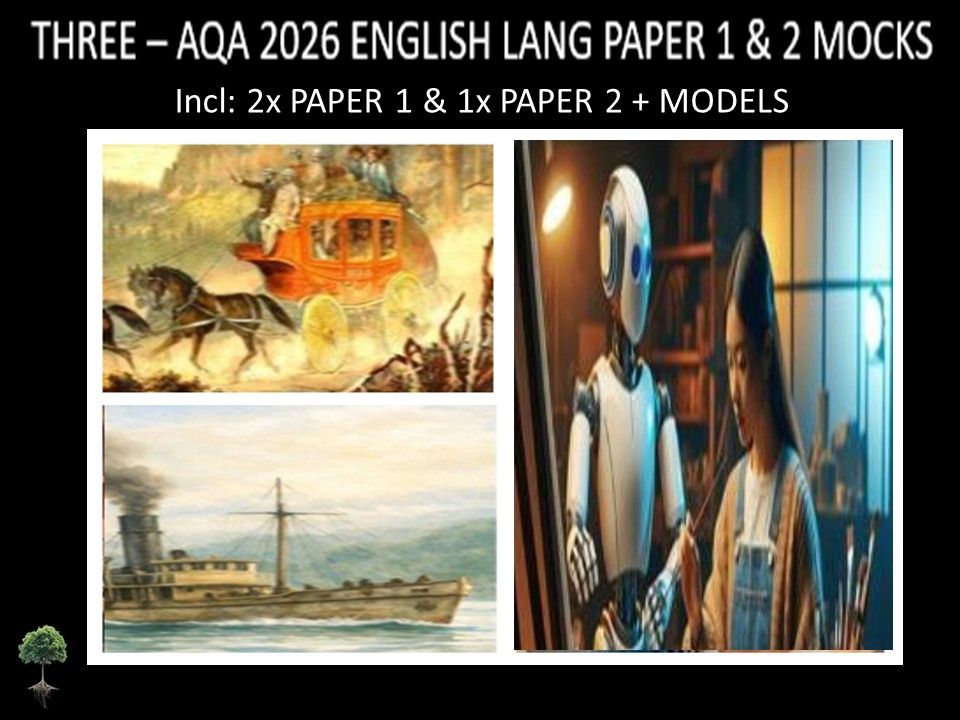 THREE - AQA PAPER 1 & 2 | 2026 FULL MOCKS | MODELS