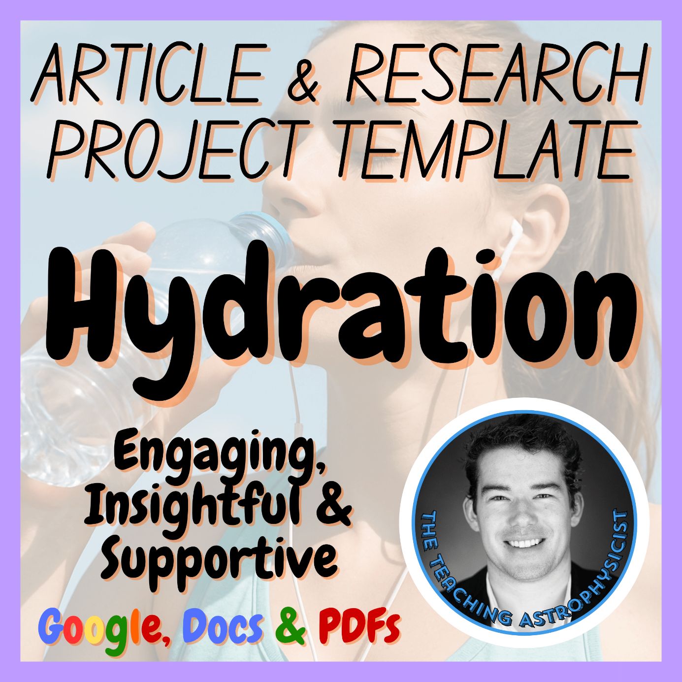 Hydration | Science Article + Research Project Template | Health Medicine