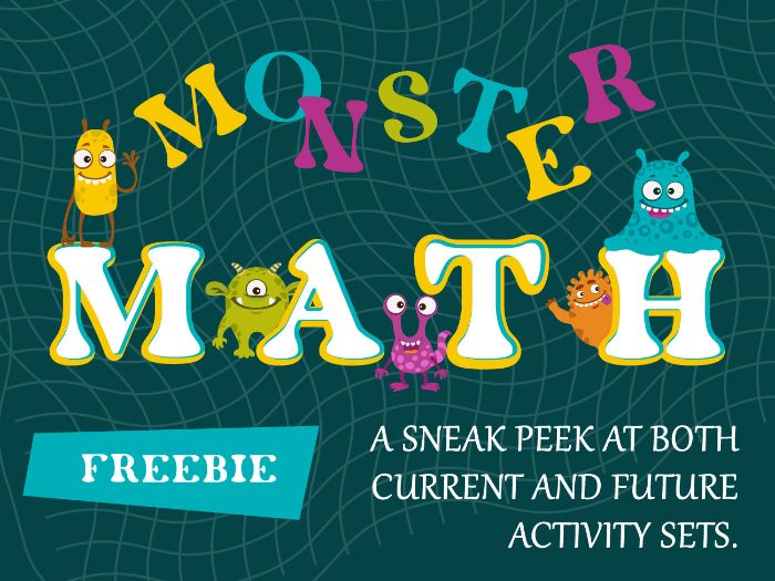 FREEBIE Monster Math | Number & Shapes Activities