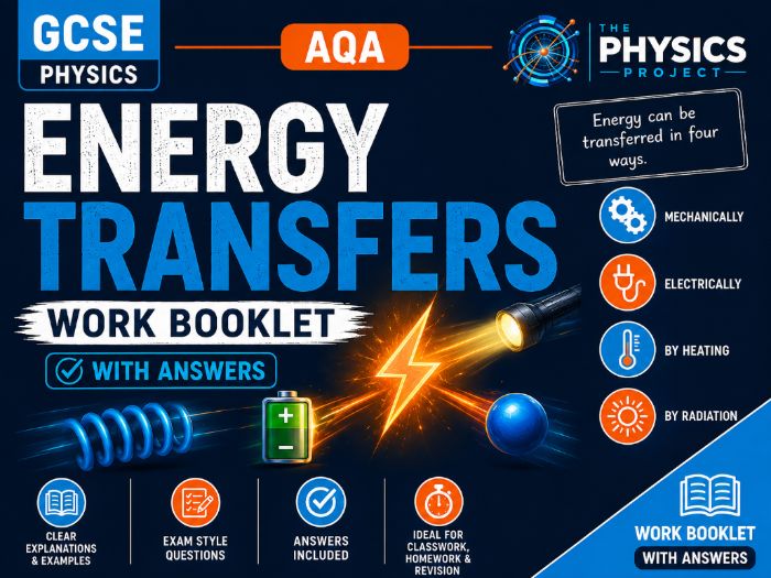 GCSE Physics | Energy Topic | Energy Stores and Systems | Student Work Booklet