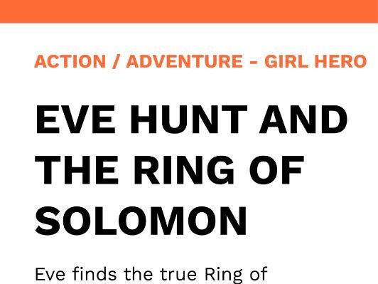 Eve Hunt and the Ring of Solomon - Girls' Action / Adventure