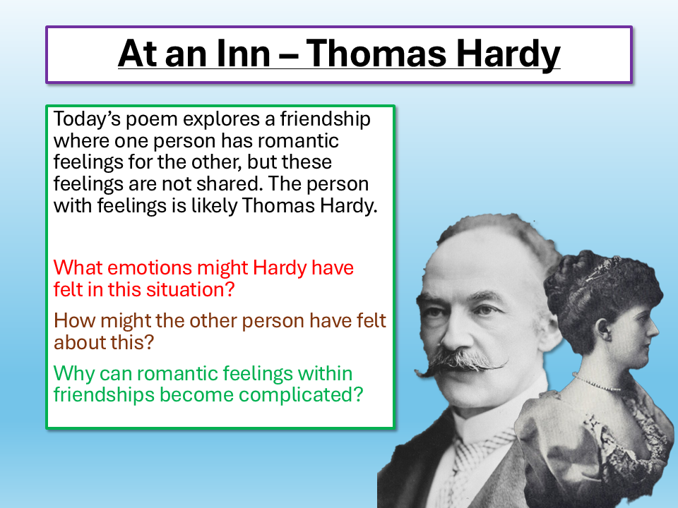 At an Inn Thomas Hardy A Level