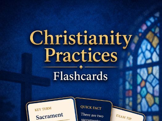 AQA GCSE RS (8062) – Christianity Practices Flashcards | Revision
