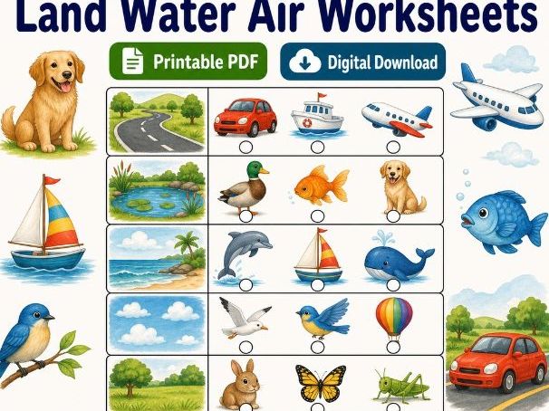 Land Water Air Sort