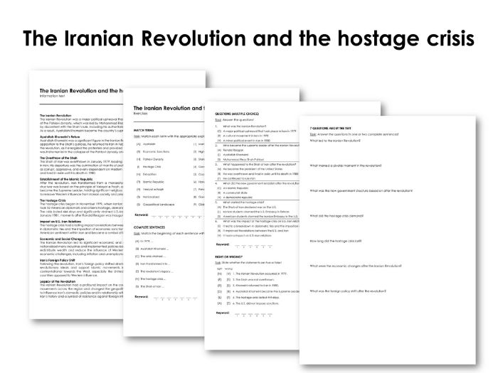 The Iranian Revolution And The Hostage Crisis Teaching Resources The Iranian Revolution And The Hostage Crisis Teaching Resources