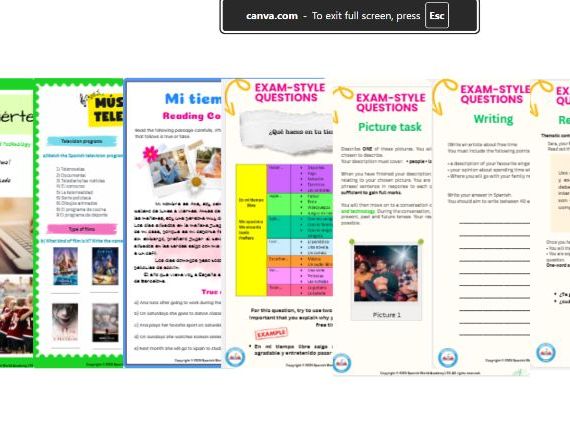 EDEXCEL GCSE SPANISH Journey, Módulo 1, Disfrutamos al máximo