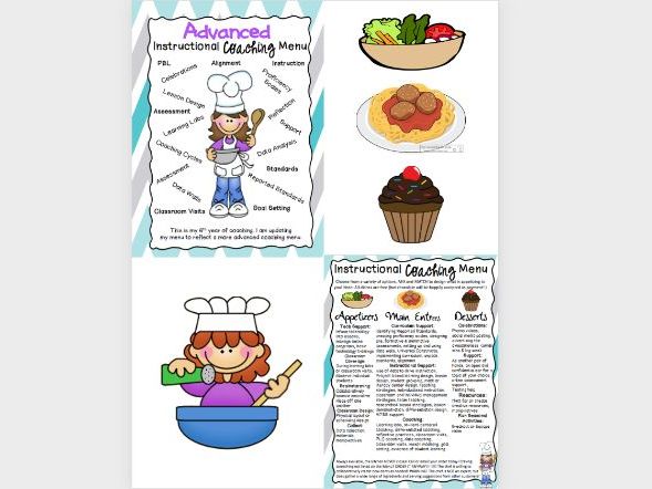 Advanced Instructional Coaching Menu (Editable)