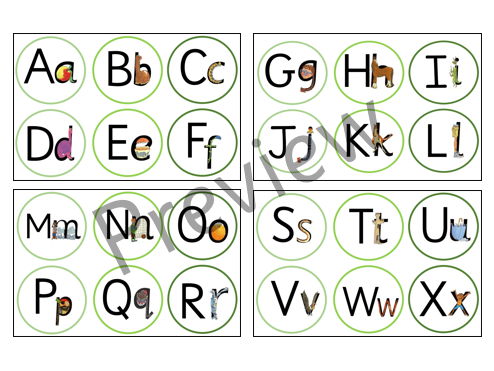 Read Write Inc Alphabet Display- Sassoon Sans