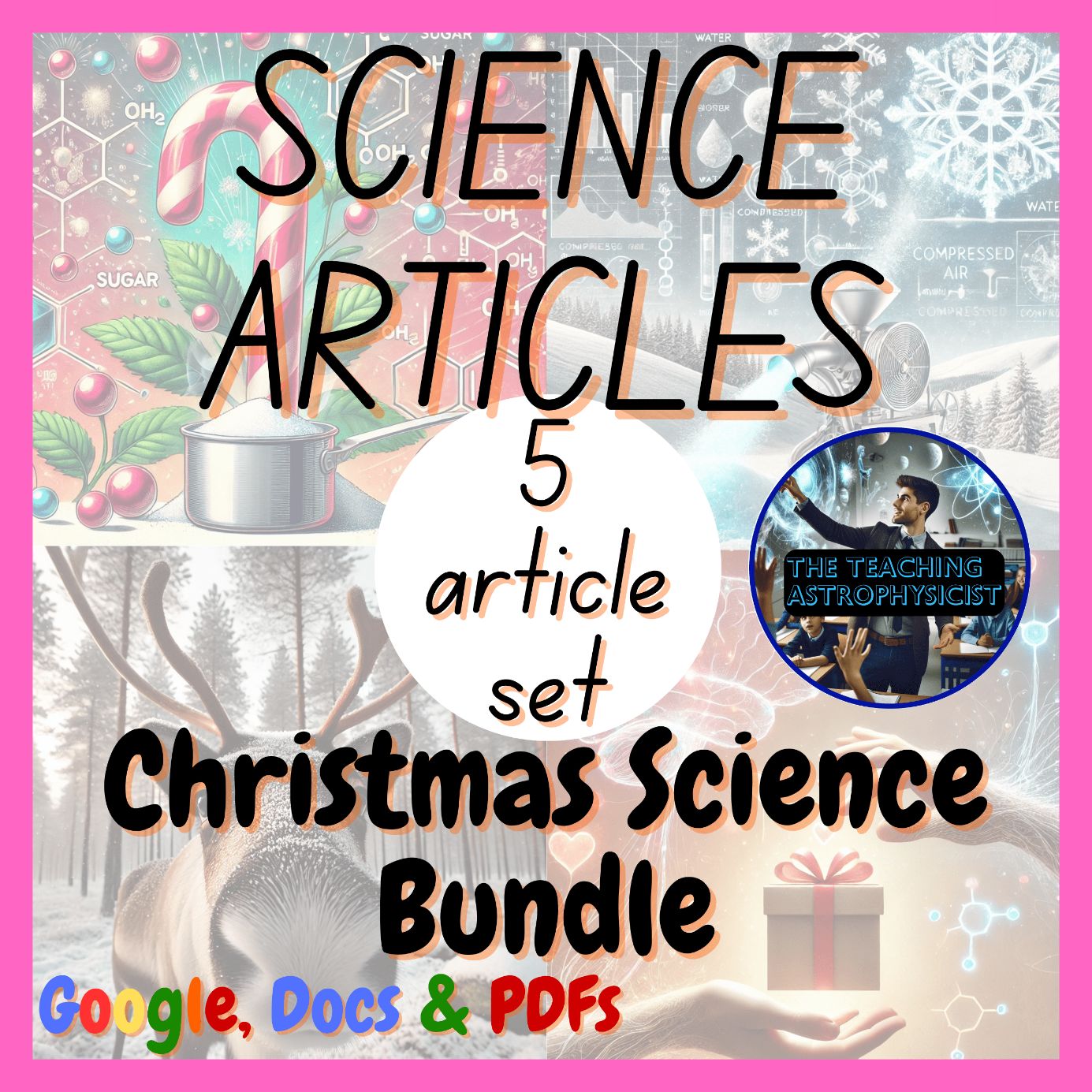 Christmas Science 5 Article set #181-185 Science Literacy | Digital + Printable