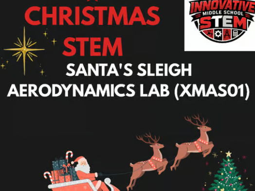 Santa Sleigh Parachute STEM Lab XMAS01