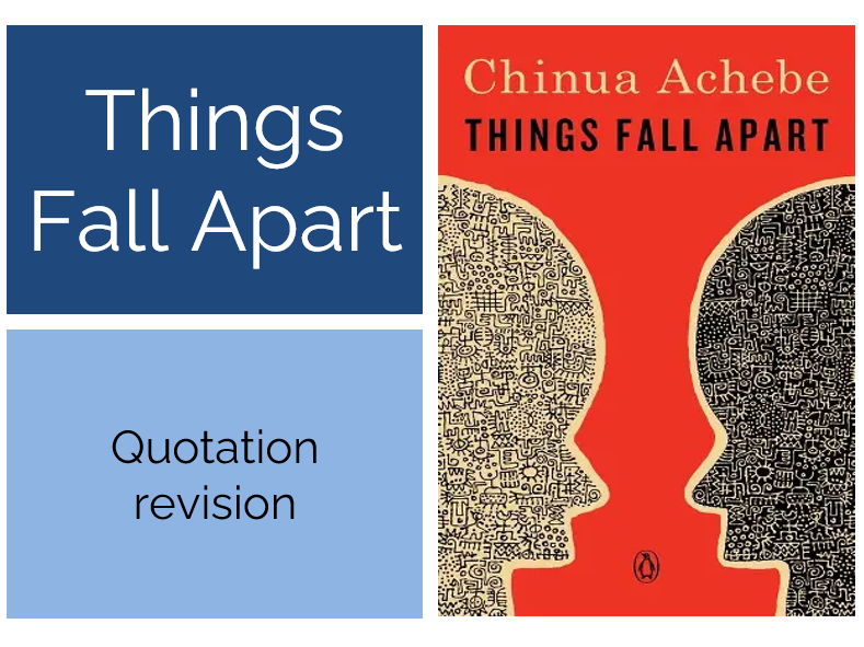 Quote Recall Lesson-Things Fall Apart