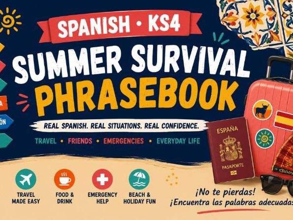 Spanish Survival manual (Key Stage 4 / Upper Middle School)