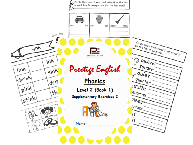 Phonics Book – Level 2 (Book 1) – Supplementary Exercises 2 ( Jolly Phonics )